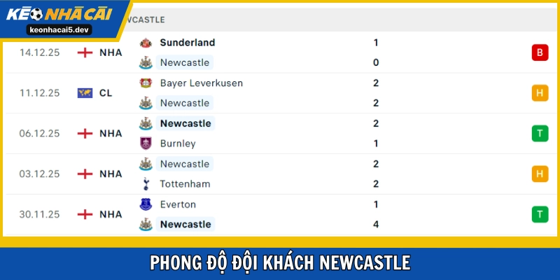 Newcastle thiếu sự ổn định